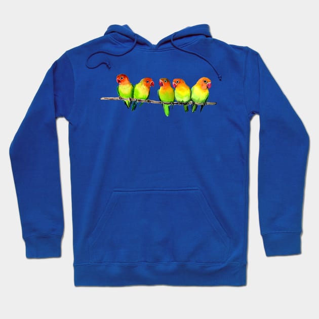 Lovebirds Hoodie by surenart